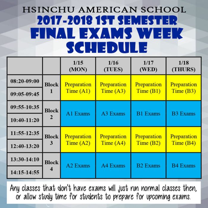 Saint leo final exam schedule