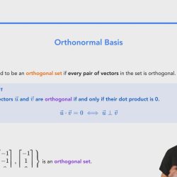 Find an orthonormal basis of the plane