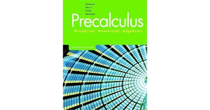 Precalculus graphical numerical algebraic answers