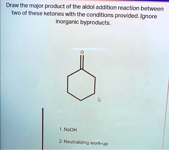 Draw the major product of this reaction. ignore inorganic byproducts