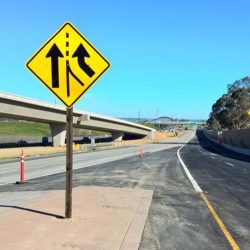 Freeway onto merge interstate